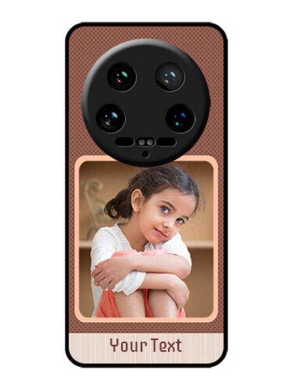 Custom Xiaomi 14 Ultra Custom Glass Phone Case - Simple Pic Upload Design