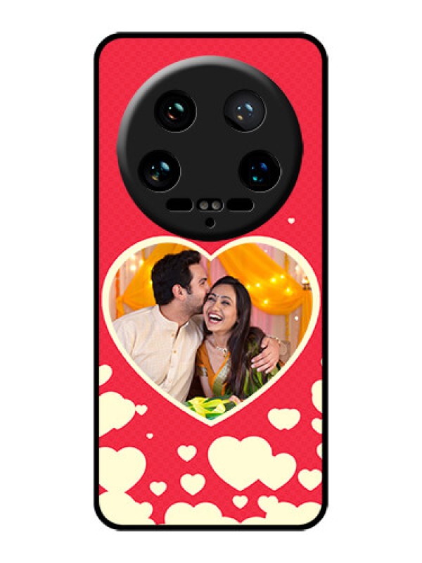 Custom Xiaomi 14 Ultra Custom Glass Phone Case - Love Symbols Phone Cover Design