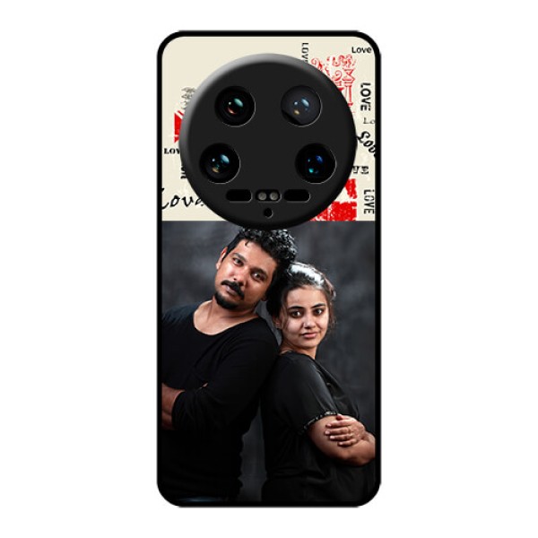 Xiaomi 14 Ultra Custom Glass Phone Case - Trendy Love Design Case