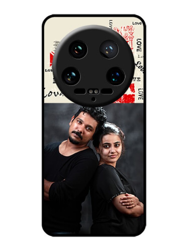Custom Xiaomi 14 Ultra Custom Glass Phone Case - Trendy Love Design Case