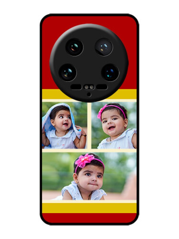 Custom Xiaomi 14 Ultra Custom Glass Phone Case - Multiple Pic Upload Design