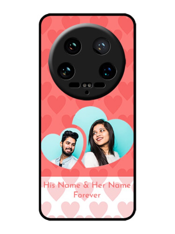 Custom Xiaomi 14 Ultra Custom Glass Phone Case - Couple Pic Upload Design