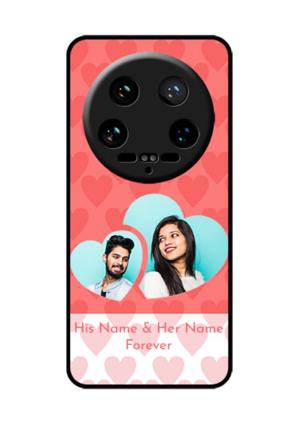 Xiaomi 14 Ultra Custom Glass Phone Case - Couple Pic Upload Design