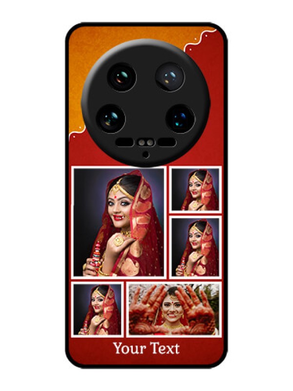 Custom Xiaomi 14 Ultra Custom Glass Phone Case - Wedding Pic Upload Design