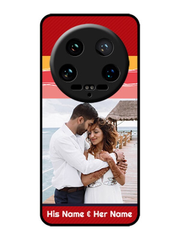 Custom Xiaomi 14 Ultra Custom Glass Phone Case - Colorful Case Design