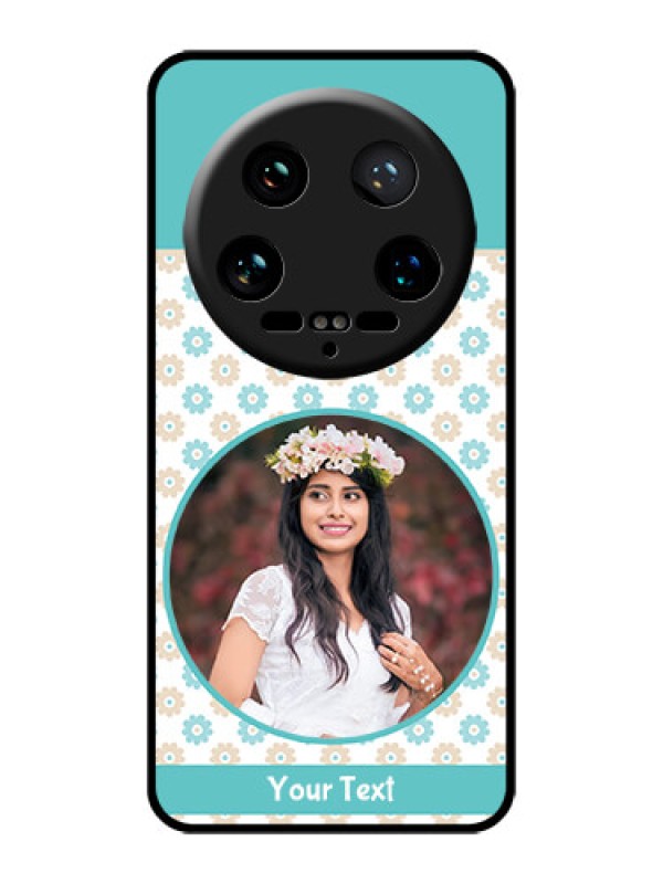 Custom Xiaomi 14 Ultra Custom Glass Phone Case - Beautiful Flowers Design
