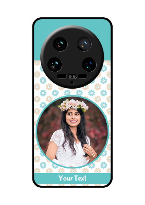 Xiaomi 14 Ultra Custom Glass Phone Case - Beautiful Flowers Design