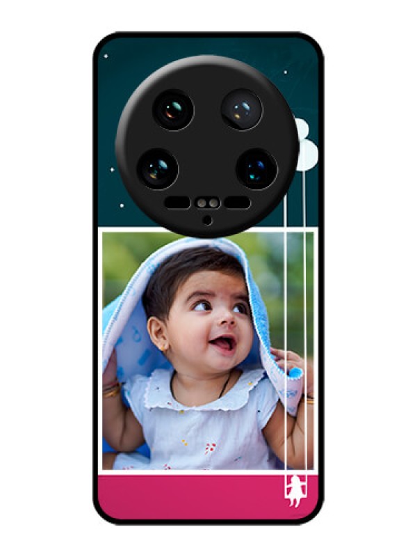 Custom Xiaomi 14 Ultra Custom Glass Phone Case - Cute Girl With Cloud Design