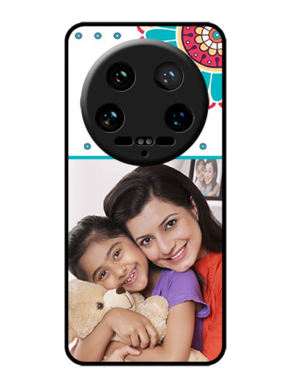 Custom Xiaomi 14 Ultra Custom Glass Phone Case - Flower Design