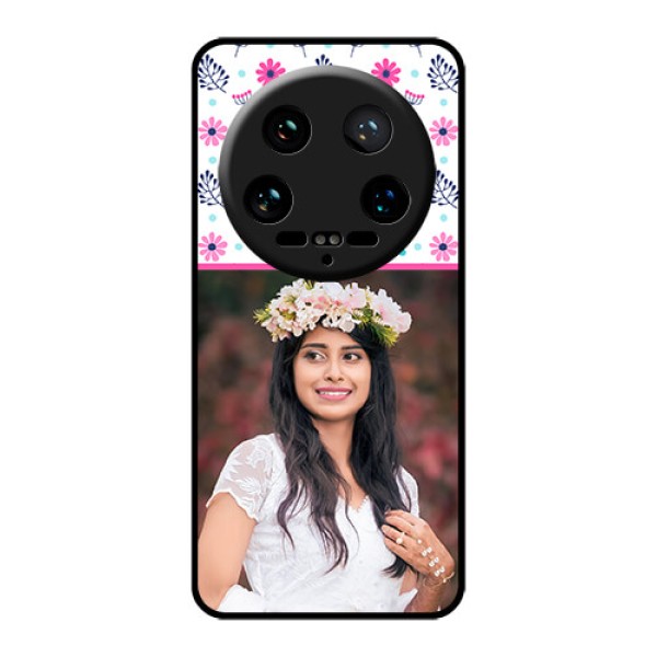 Xiaomi 14 Ultra Custom Glass Phone Case - Colorful Flower Design Xiaomi 14 Ultra Custom Glass Phone Case - Colorful Flower Design