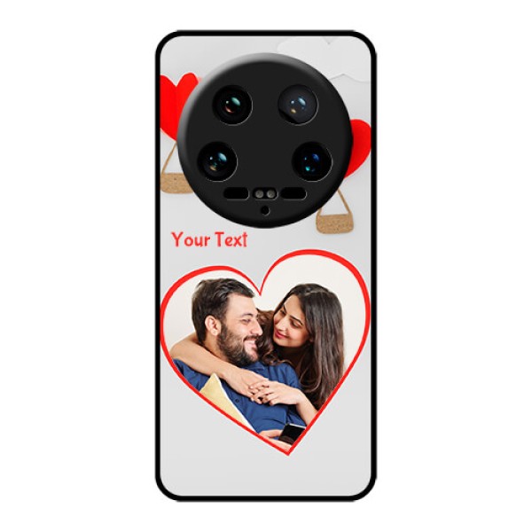 Xiaomi 14 Ultra Custom Glass Phone Case - Parachute Love Design Xiaomi 14 Ultra Custom Glass Phone Case - Parachute Love Design
