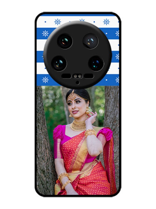 Custom Xiaomi 14 Ultra Custom Glass Phone Case - Snow Pattern Design