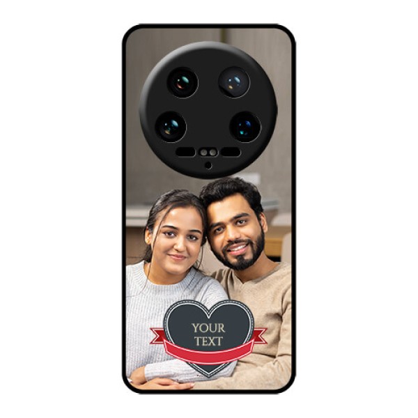 Xiaomi 14 Ultra Custom Glass Phone Case - Just Married Couple Design Xiaomi 14 Ultra Custom Glass Phone Case - Just Married Couple Design