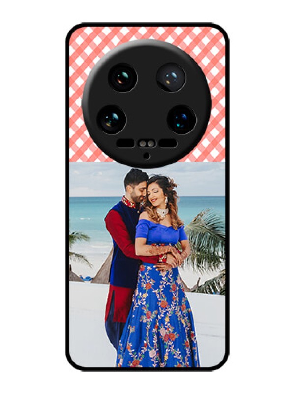 Custom Xiaomi 14 Ultra Custom Glass Phone Case - Pink Pattern Design