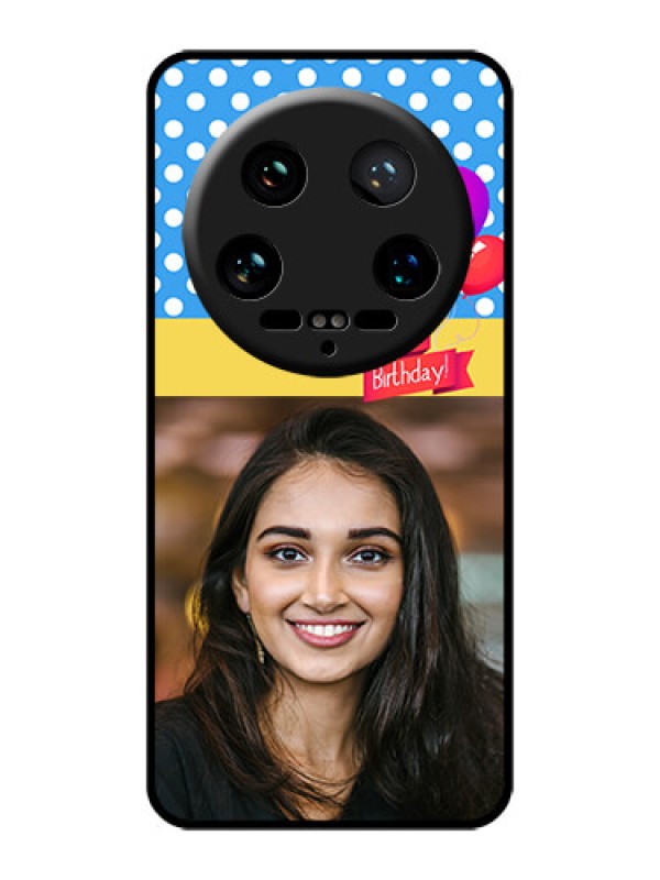 Custom Xiaomi 14 Ultra Custom Glass Phone Case - Happy Birthday Design