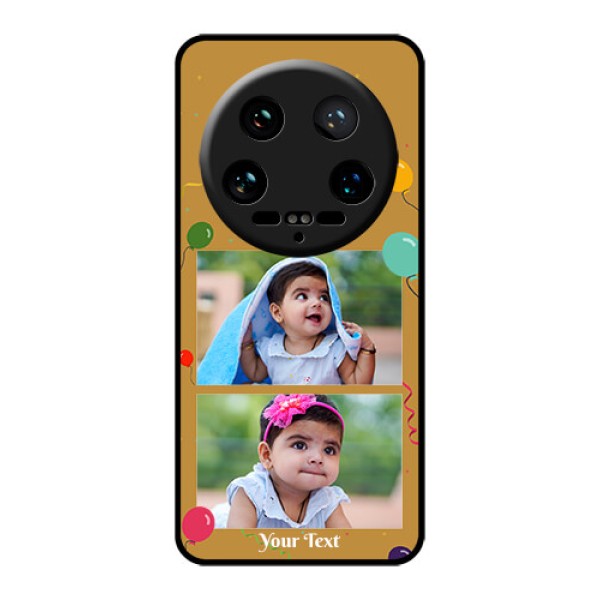Xiaomi 14 Ultra Custom Glass Phone Case - Image Holder With Birthday Celebrations Design