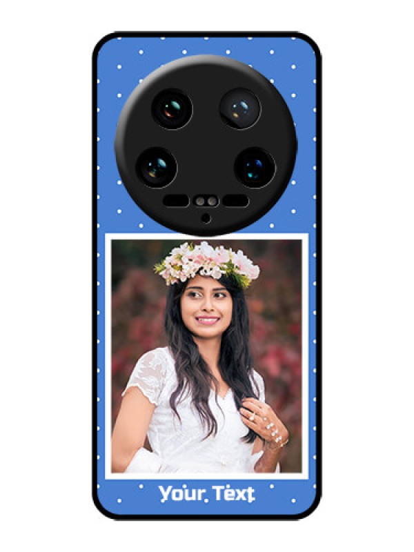 Custom Xiaomi 14 Ultra Custom Glass Phone Case - Polka Dots Design