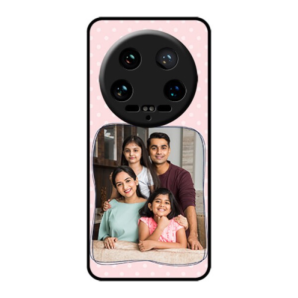 Xiaomi 14 Ultra Custom Glass Phone Case - Family With Dots Design