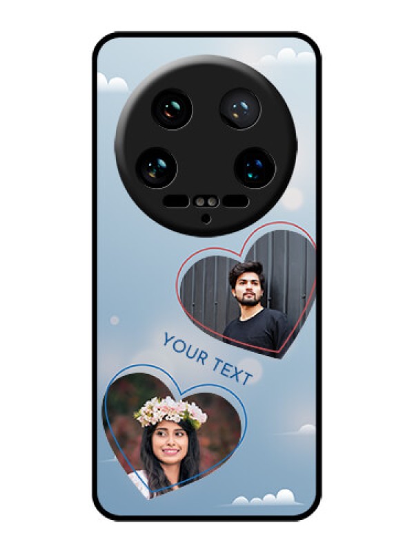Custom Xiaomi 14 Ultra Custom Glass Phone Case - Blue Color Couple Design