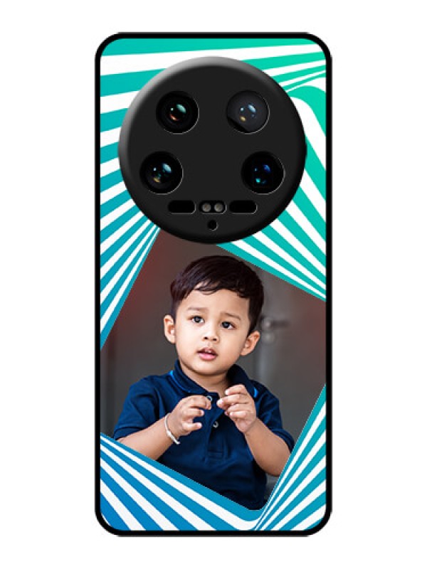 Custom Xiaomi 14 Ultra Custom Glass Phone Case - Abstract Spiral Design