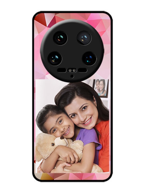 Custom Xiaomi 14 Ultra Custom Glass Phone Case - Abstract Triangle Design