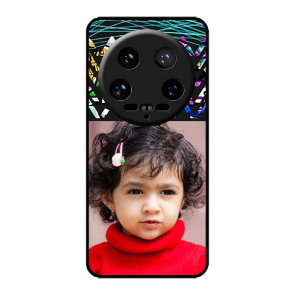 Xiaomi 14 Ultra Custom Glass Phone Case - Neon Abstract Design