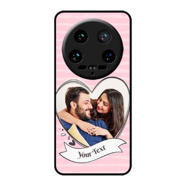 Xiaomi 14 Ultra Custom Glass Phone Case - Vintage Heart Design