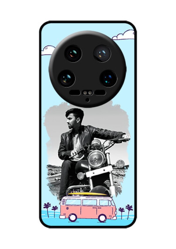 Xiaomi 14 Ultra Custom Glass Phone Case - Travel & Adventure Design