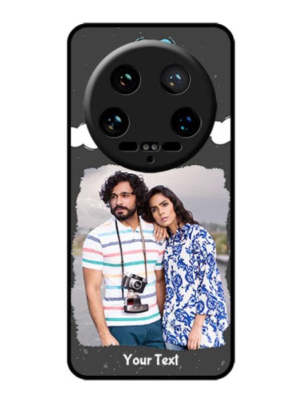 Custom Xiaomi 14 Ultra Custom Glass Phone Case - Splashes With Love Doodles Design