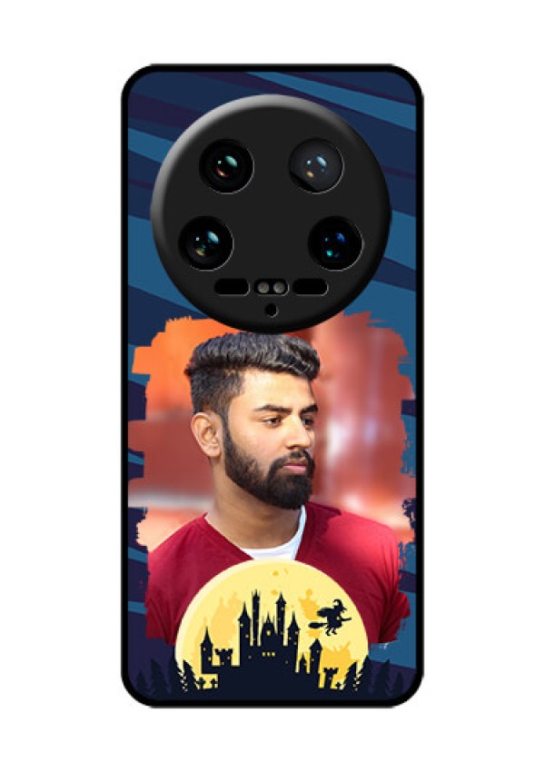 Xiaomi 14 Ultra Custom Glass Phone Case - Halloween Witch Design