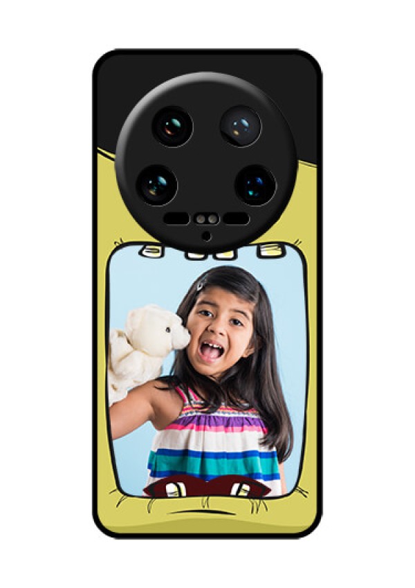 Xiaomi 14 Ultra Custom Glass Phone Case - Cartoon Monster Back Case Design