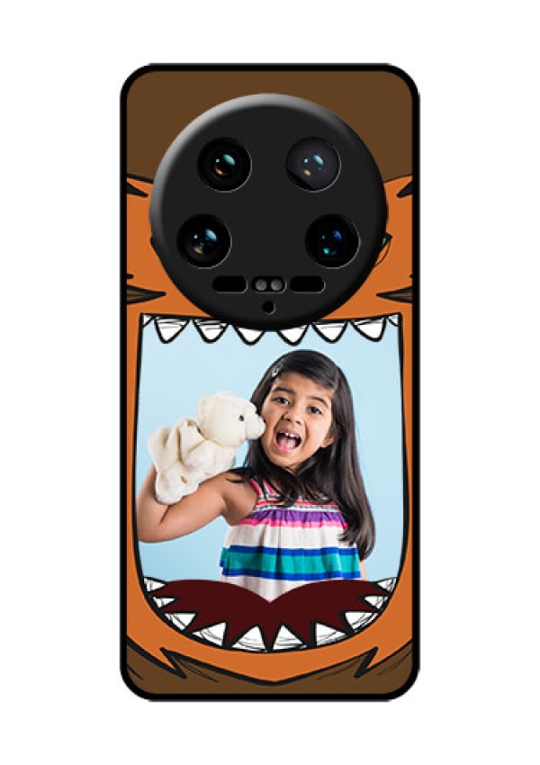 Xiaomi 14 Ultra Custom Glass Phone Case - Owl Monster Back Case Design