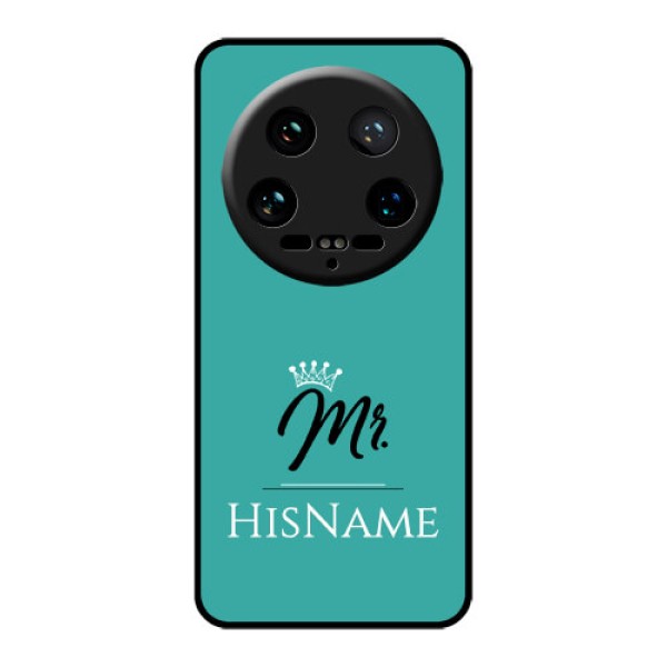 Xiaomi 14 Ultra Custom Glass Phone Case - Mr With Name Design