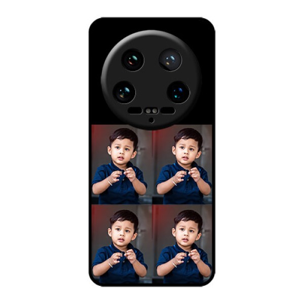 Xiaomi 14 Ultra Custom Glass Phone Case - 4 Image Holder Design