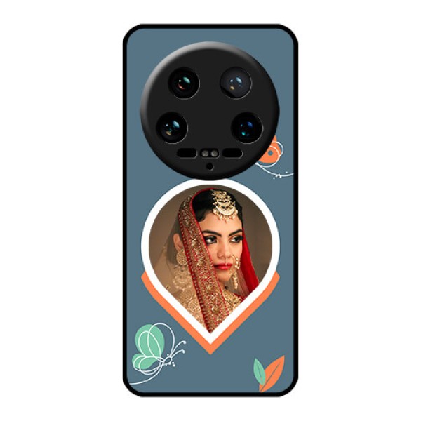 Xiaomi 14 Ultra Custom Glass Phone Case - Droplet Butterflies Design Xiaomi 14 Ultra Custom Glass Phone Case - Droplet Butterflies Design