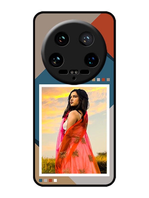 Custom Xiaomi 14 Ultra Custom Glass Phone Case - Retro Color Pallet Design