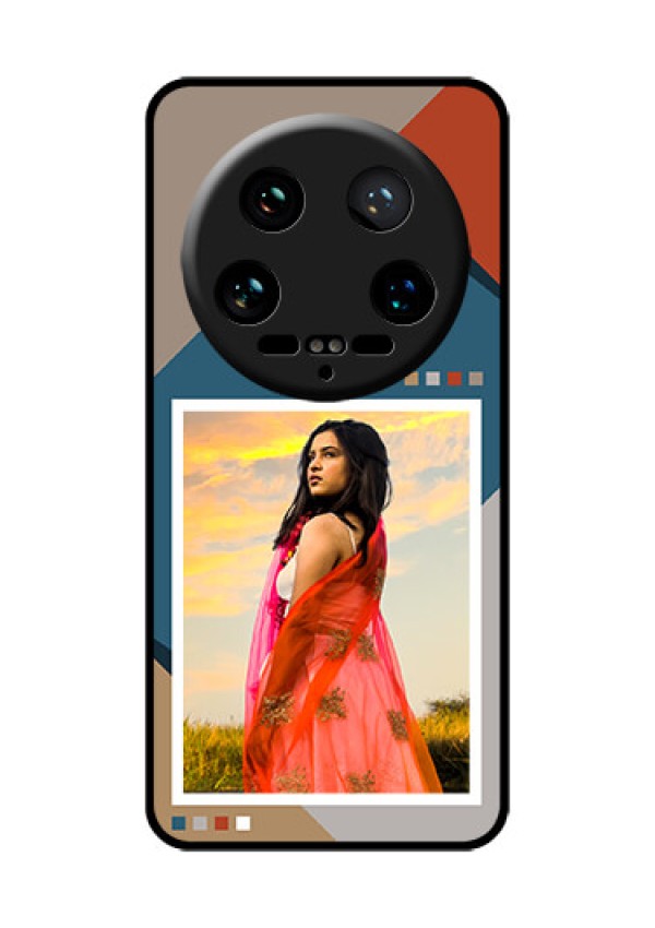 Xiaomi 14 Ultra Custom Glass Phone Case - Retro Color Pallet Design