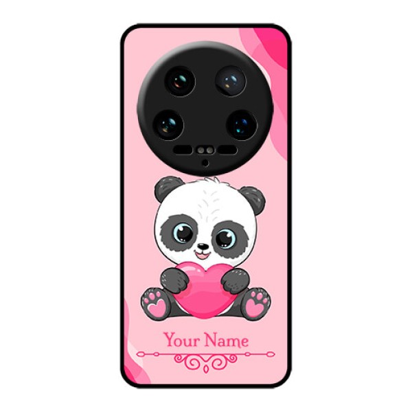 Xiaomi 14 Ultra Custom Glass Phone Case - Cute Panda Design Xiaomi 14 Ultra Custom Glass Phone Case - Cute Panda Design