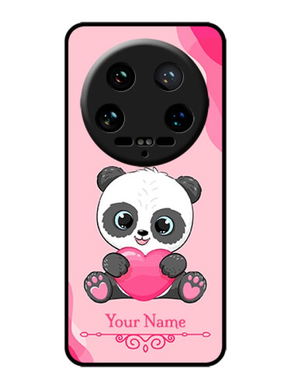 Custom Xiaomi 14 Ultra Custom Glass Phone Case - Cute Panda Design
