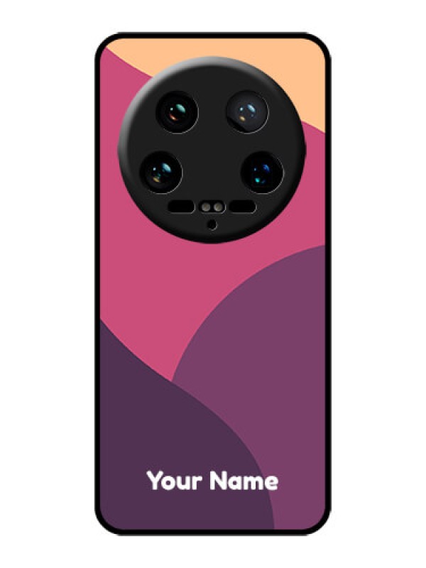 Custom Xiaomi 14 Ultra Custom Glass Phone Case - Mixed Multi - Colour Abstract Art Design