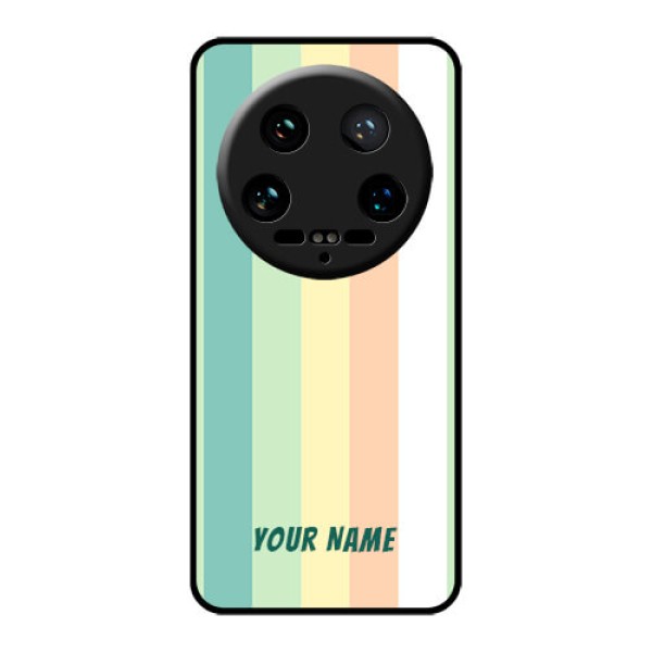 Xiaomi 14 Ultra Custom Glass Phone Case - Multi - Colour Stripes Design Xiaomi 14 Ultra Custom Glass Phone Case - Multi - Colour Stripes Design
