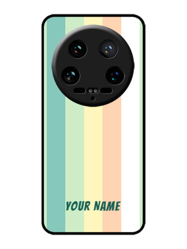 Custom Xiaomi 14 Ultra Custom Glass Phone Case - Multi - Colour Stripes Design