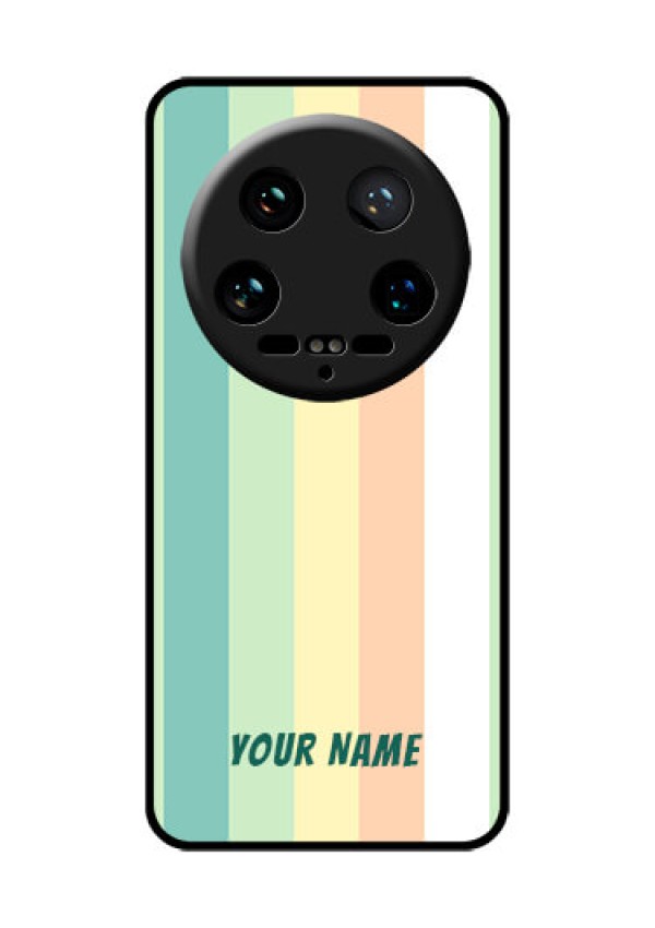 Xiaomi 14 Ultra Custom Glass Phone Case - Multi - Colour Stripes Design