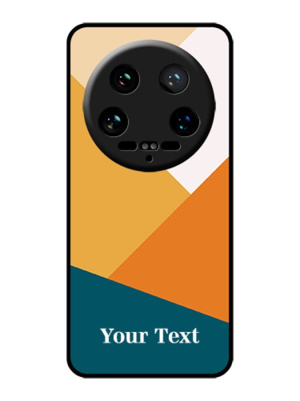 Custom Xiaomi 14 Ultra Custom Glass Phone Case - Stacked Multi - Colour Design