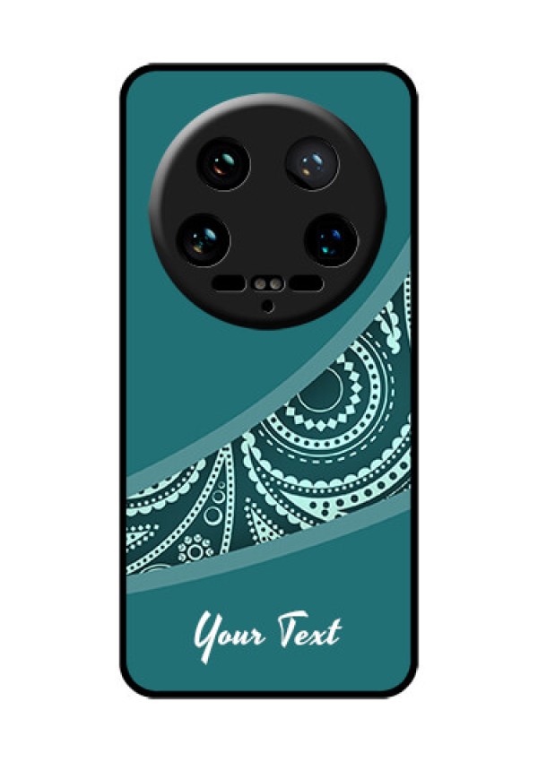 Xiaomi 14 Ultra Custom Glass Phone Case - Semi Visible Floral Design