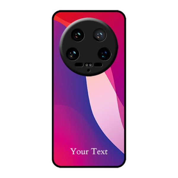 Xiaomi 14 Ultra Custom Glass Phone Case - Digital Abstract Overlap Design Xiaomi 14 Ultra Custom Glass Phone Case - Digital Abstract Overlap Design