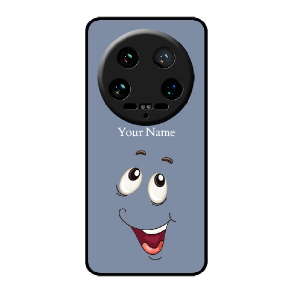 Xiaomi 14 Ultra Custom Glass Phone Case - Laughing Cartoon Face Design