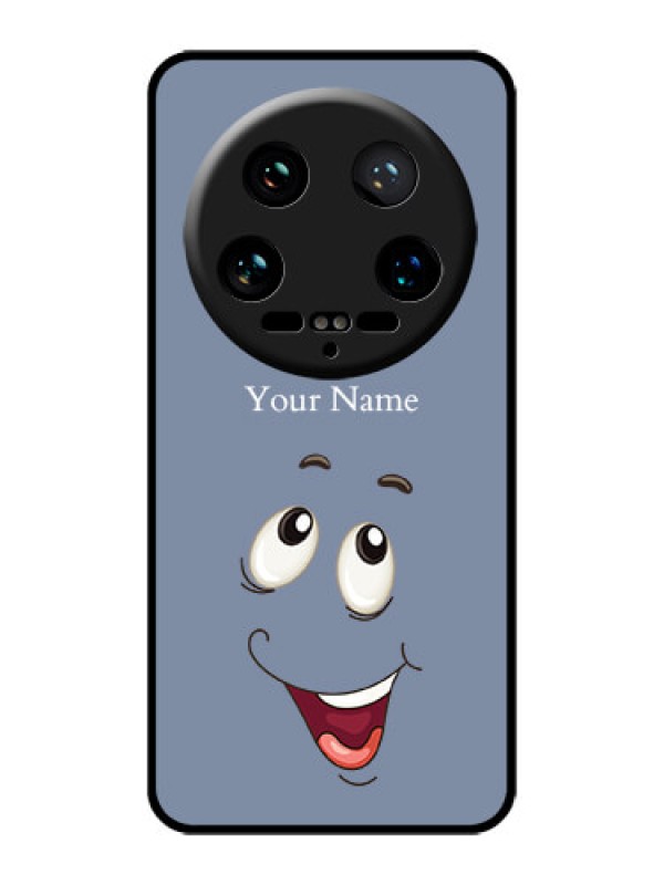 Custom Xiaomi 14 Ultra Custom Glass Phone Case - Laughing Cartoon Face Design