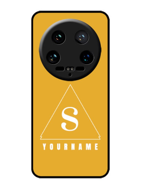 Custom Xiaomi 14 Ultra Custom Glass Phone Case - Simple Triangle Design