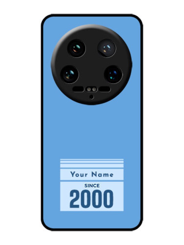 Custom Xiaomi 14 Ultra Custom Glass Phone Case - Custom Year Of Birth Design